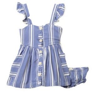 Jessica Simpson Stripe Rayon Challis Dress Bloomer